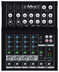 Mackie Mix8 8-канальный компактный микшер